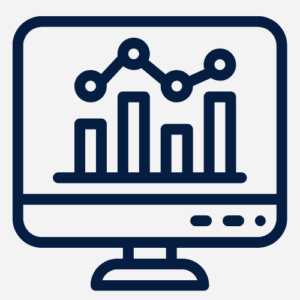 an icon of a dashboard on a desktop screen