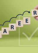 Tiles being stacked which spell out "careers"
