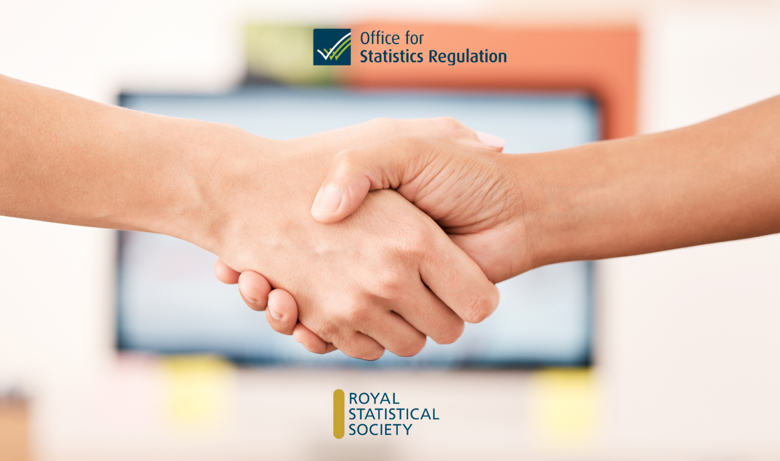 two people shaking hands with the OSR and RSS logo