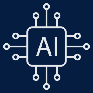 A decorative icon depicting ai 