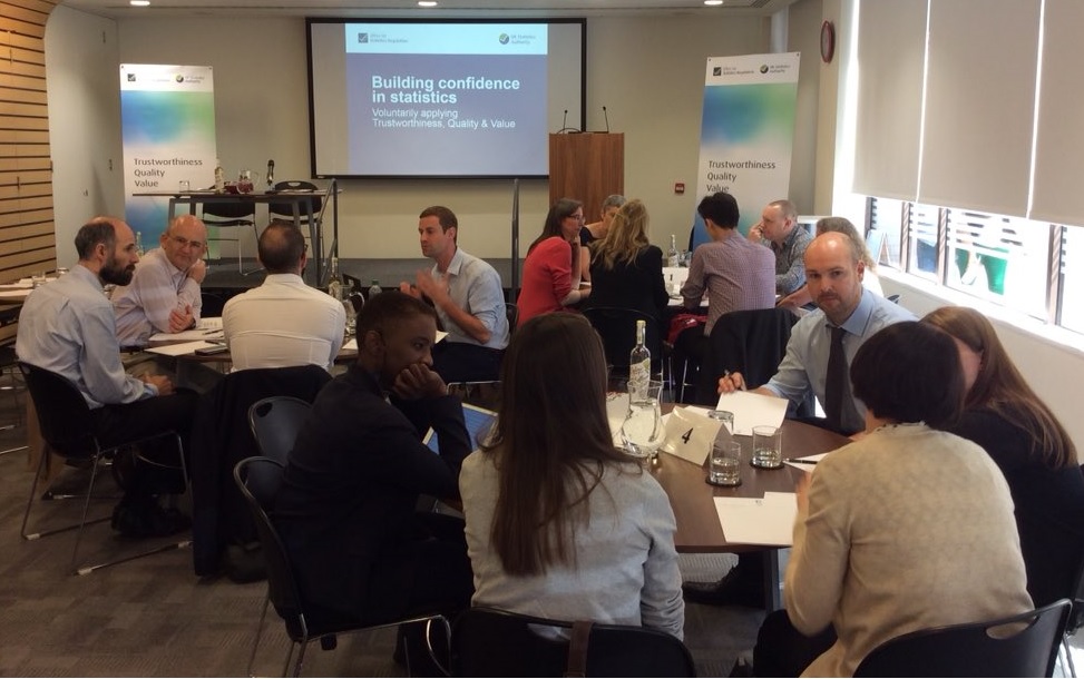 Interactive discussion at four tables