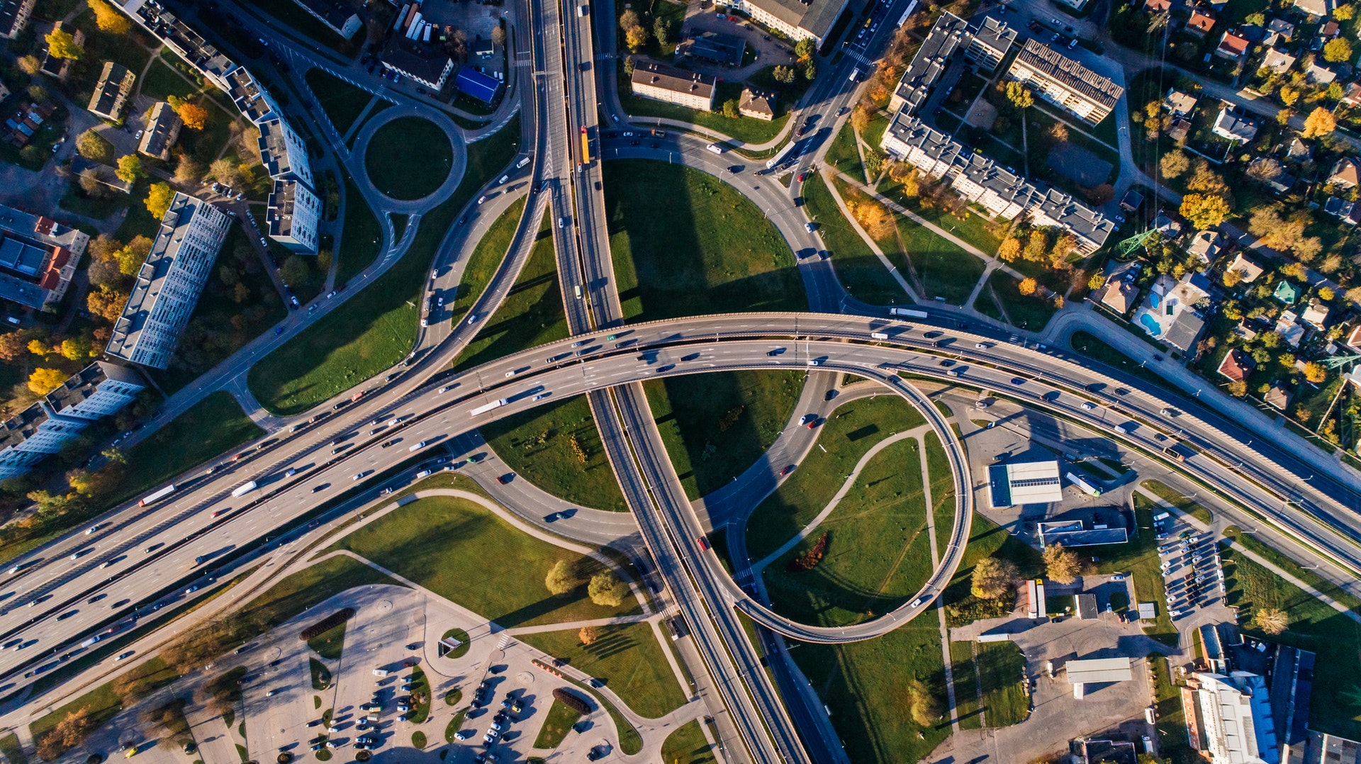 Photo of a road junction