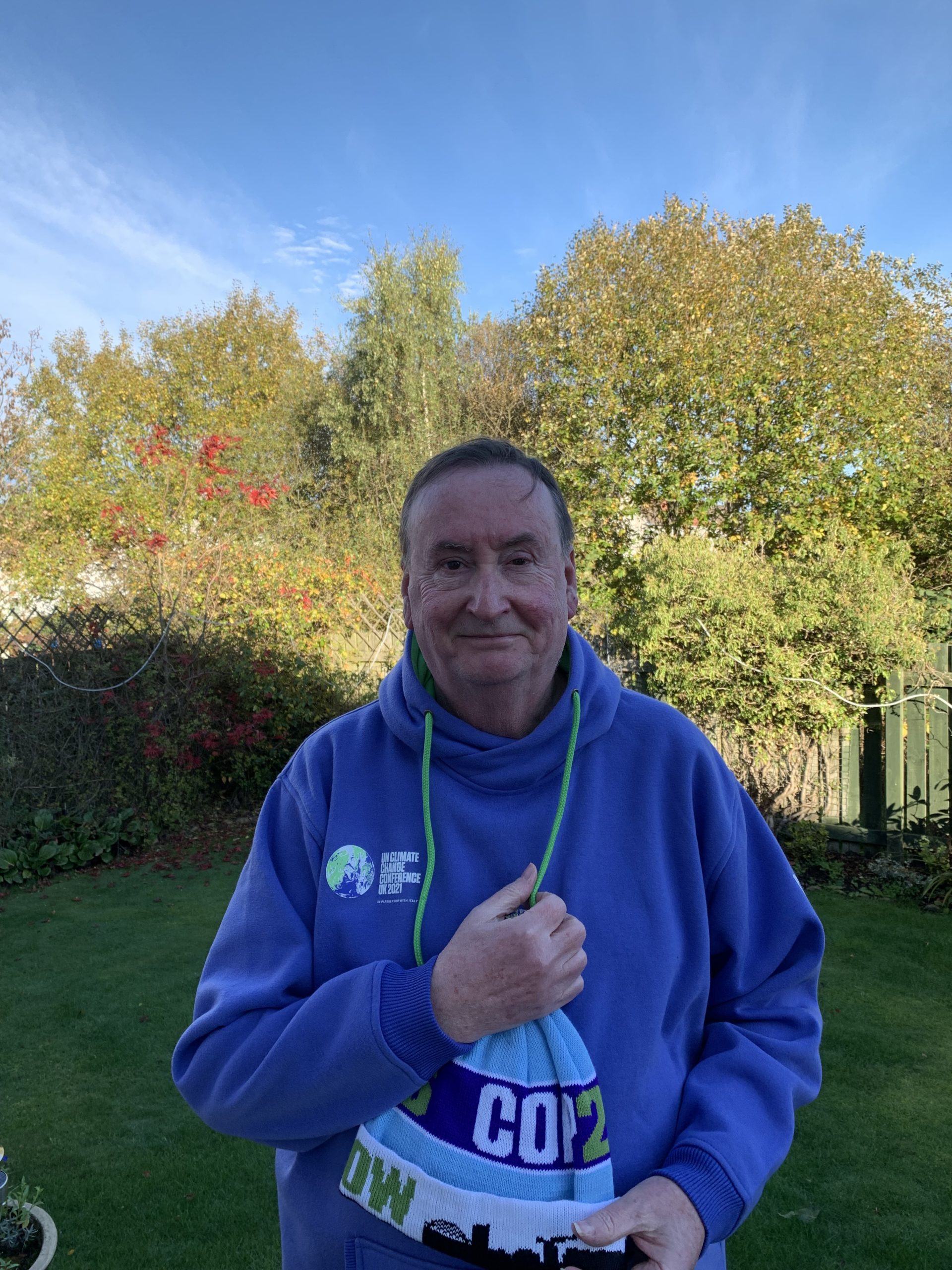 Iain volunteering at COP26