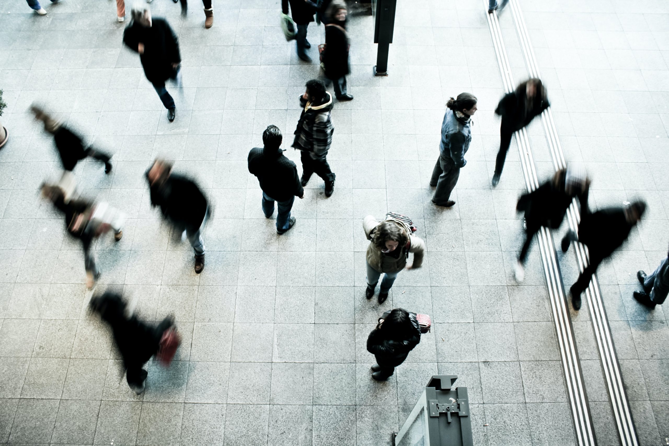 Picture of people walking