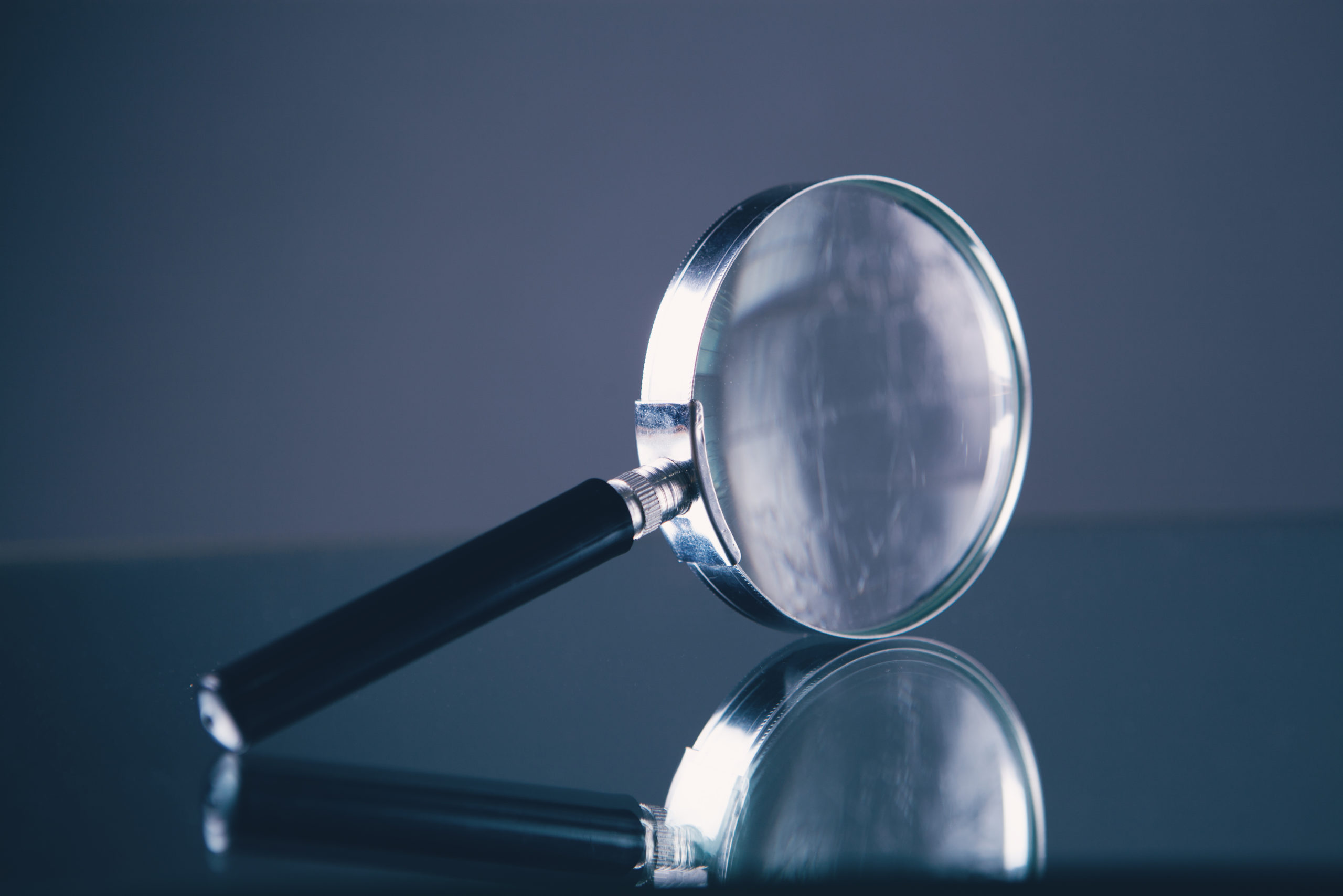 A magnifying glass