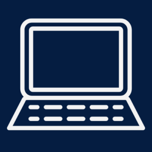 open_laptop_blue_background