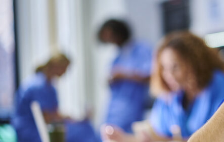 Decorative image. NHS workforce