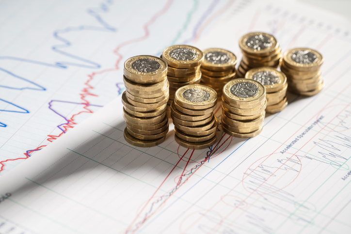 Decorative image - statistics and coins